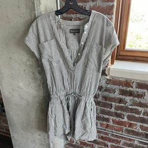 Michael Stars Striped Linen Romper